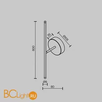 Бра Maytoni Elegant C084WL-L7BS2.7K-1 - Фото 6