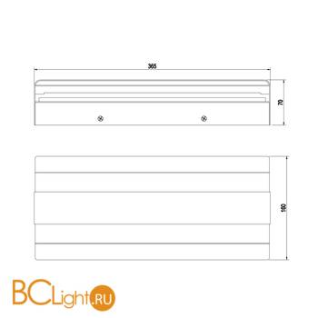 Настенный светильник Maytoni Encanto C043WL-L24W3K - Схема