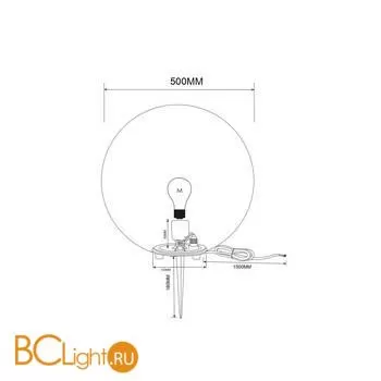 Садово-парковый фонарь Maytoni Erda O594FL-01W1 - Фото 0