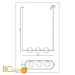 Подвесной светильник Maytoni Erich MOD221PL-03BS - Фото 5