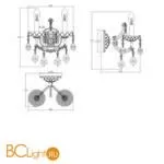 Бра Maytoni Erna DIA880-WL-02-G - Фото 2