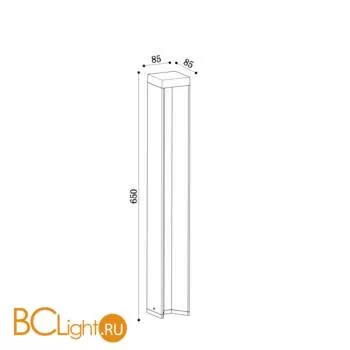 Садово-парковый фонарь Maytoni Essen O596FL-L9GR4K1 - Фото 8