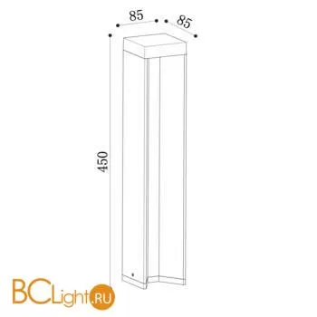 Садово-парковый фонарь Maytoni Essen O596FL-L9GR4K - Фото 7