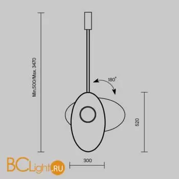 Подвесной светильник Maytoni Evolution MOD396PL-L10W3K - Фото 5
