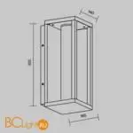 Уличный настенный светильник Maytoni Expo O480WL-L12B3K - Фото 5