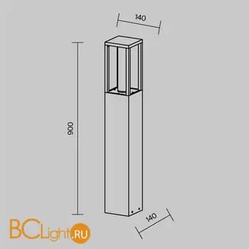 Ландшафтный светильник Maytoni Expo O480FL-L12B3K1 - Фото 8