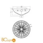 Потолочный светильник Maytoni Facet MOD094CL-06CH - Фото 3