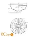 Потолочный светильник Maytoni Facet MOD094CL-04CH - Фото 3
