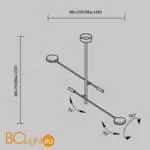 Потолочный светильник Maytoni Fad new MOD070CL-L15B3K1 - Фото 5