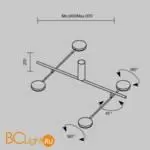 Потолочный светильник Maytoni Fad new MOD070CL-L30B3K - Фото 4