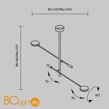 Потолочный светильник Maytoni Fad new MOD070CL-L15W3K1 - Фото 3