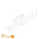 Подсветка Maytoni Fichte MIR012WL-L9B4K - Схема