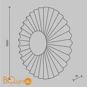 Настенный светильник Maytoni Fiore MOD233WL-L11BS3K - Фото 7