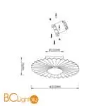 Настенный светильник Maytoni Fiore MOD233WL-L11BS3K - Фото 0