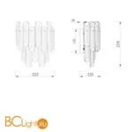 Настенный светильник Maytoni Flare DIA200WL-02G - Фото 3