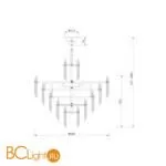 Подвесной светильник Maytoni Flare DIA200PL-08G - Фото 3