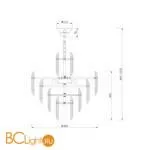 Подвесной светильник Maytoni DIA200PL-06G - Фото 4