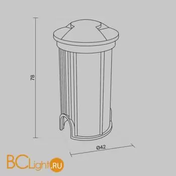 Встраиваемый светильник Maytoni Flash O044DL-L1S3K - Фото 7