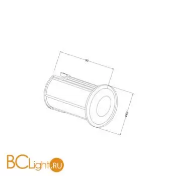 Встраиваемый светильник Maytoni Flash O044DL-L1S3K3 - Фото 0