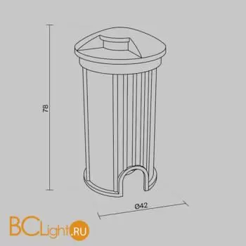 Встраиваемый светильник Maytoni Flash O044DL-L1S3K1 - Фото 6