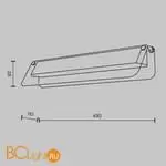 Настенный светильник Maytoni Flat new MOD296WL-L10BS3K - Фото 0