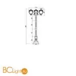 Садово-парковый фонарь Maytoni Fleur O414FL-03BZ - Фото 0