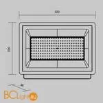 Уличный настенный светильник Maytoni Flood FL001-L150B6K - Фото 6