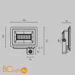 Прожектор Maytoni Flood FL001-L30B6KSR - Фото 7