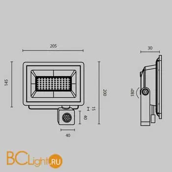 Прожектор Maytoni Flood FL001-L50B4KSR - Фото 7