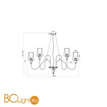 Люстра Maytoni Florero MOD078PL-09CH - Фото 0