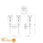 Бра Maytoni Florida MOD148WL-02CH - Фото 4