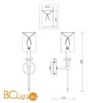 Бра Maytoni Florida MOD148WL-01CH - Фото 4