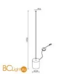 Напольный светильник Maytoni Flow MOD147FL-L20BK1 - Фото 0