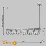 Подвесной светильник Maytoni Fluffy MOD319PL-L30B3K - Фото 7