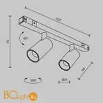 Трековый светильник Maytoni Focus Duo new TR176-1-2X3WTW-M-B - Фото 10
