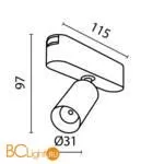 Трековый светильник Maytoni Focus LED TR103-1-5W4K-M-B - Фото 5