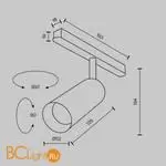 Трековый светильник Maytoni Focus LED TR032-2-12W3K-M-BW - Фото 3