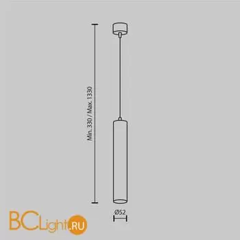 Подвесной светильник Maytoni Focus LED P072PL-L12B3K-1 - Фото 8