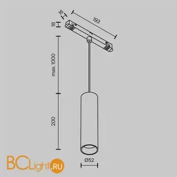 Трековый светильник Maytoni Focus LED TR041-4-12W3K-M-DS-BBS - Фото 6