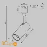 Трековый светильник Maytoni Focus Led new TR163-1-10W3K-M-B - Фото 8