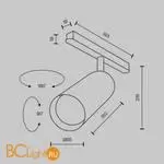 Трековый светильник Maytoni Focus LED TR032-2-20W2.7K-M-B - Фото 9