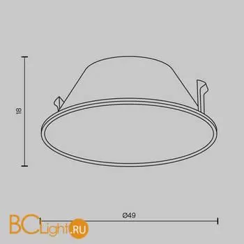 Декор Maytoni Focus LED Ring057-7-MG - Фото 5