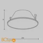 Декор Maytoni Focus LED Ring057-7-MG - Фото 5
