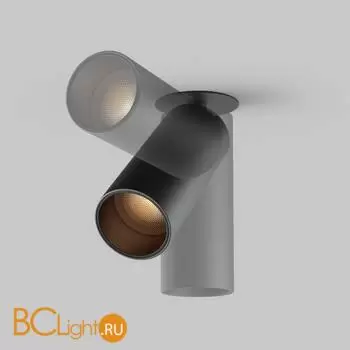 Встраиваемый светильник Maytoni Focus LED C053CL-L12W2.7K-W-B - Фото 4