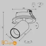 Встраиваемый светильник Maytoni Focus LED C071CL-7W3K-WB - Фото 10