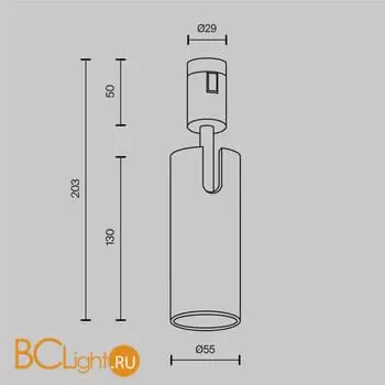 Трековый светильник Maytoni Focus Led TR144-1-12W3K-W-PT - Фото 0