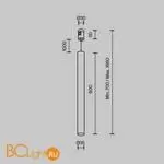 Трековый светильник Maytoni Focus Led TR156-1-5W4K-PT - Фото 8