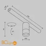 Настенный светильник Maytoni Focus Led C103CL-5W3-6K-BS - Фото 7