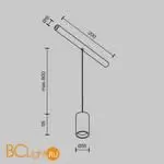 Трековый светильник Maytoni Focus Led C105PL-3W3-6K-B - Фото 8