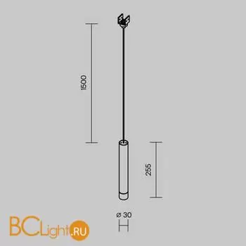 Уличный трековый светильник Focus Led Elasity IP 3000K 8 Вт 38° белый Maytoni O-TR01-1-P-8WW3K - Фото 5